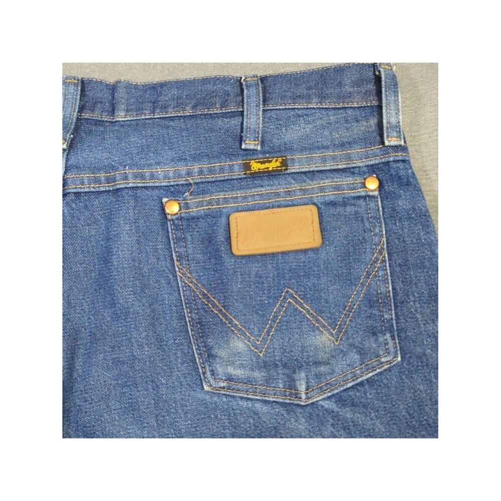 Wrangler Jeans Men's 36x30 Blue 936DEN Cowboy Cut Slim Fit Western